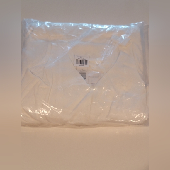 TORRID Special Occasion Ivory Jacquard Sweetheart Gown Size 16 - Picture 9 of 13